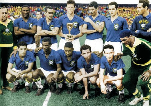  Brazil in the 1958 World Cup - Sweden