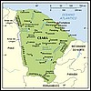 map of Cear, Brazil