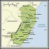 map of Espirito Santo, Brazil