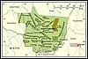 map of Mato Grosso, Brazil
